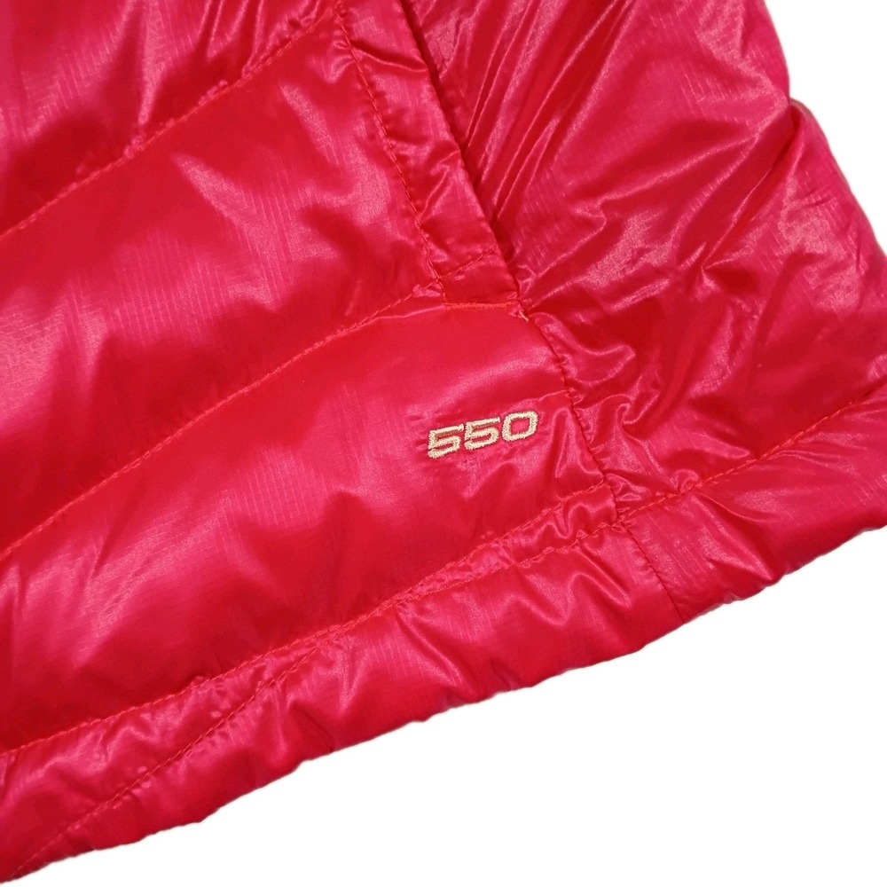 The North Face 550 Puffer Vest Goose Down  Pink Fuscia Full‎ Zip Women's Medium - Picture 6 of 15